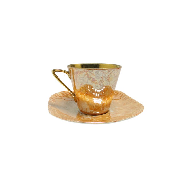 Art Deco Coffee Cup & Saucer from Ćmielów, Poland, 1960s, Set of 2, in Very Good conditions. Designed 1950 to 1959 I have...
