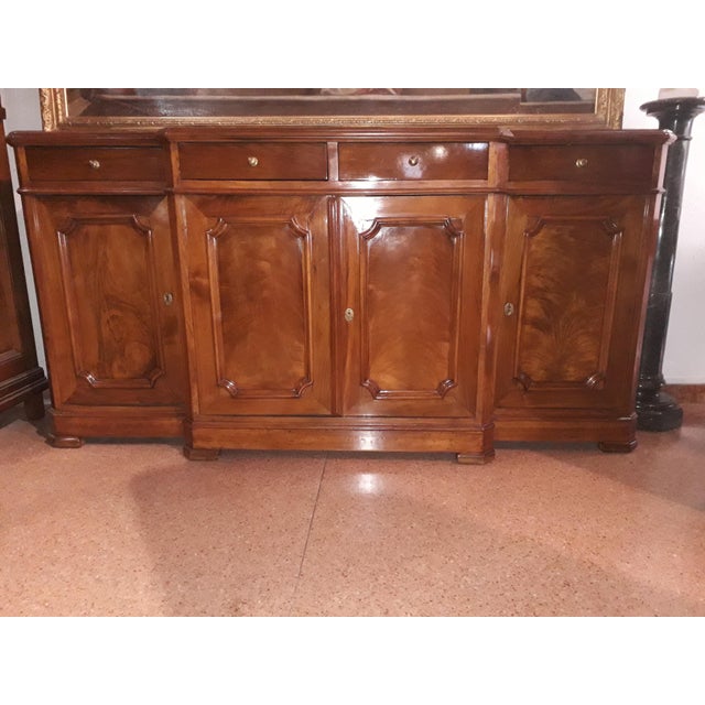 Louis Philippe Sideboard in Walnut For Sale - Image 15 of 15