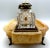 Glass French Gothic Ormolu Cut Glass & Marble/Quartz Double Inkwell For Sale - Image 7 of 7