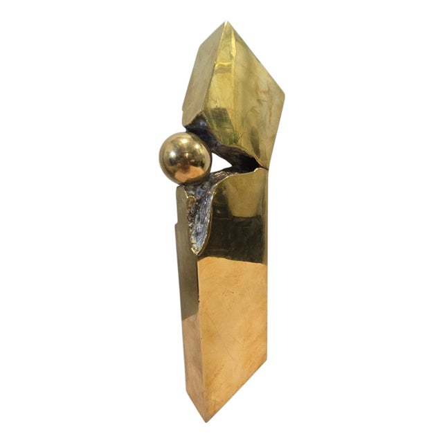 Abstract Bronze Sculpture, 1970s For Sale