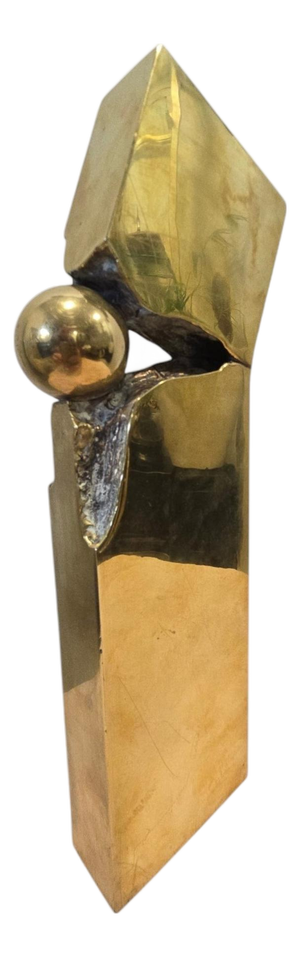 Abstract Bronze Sculpture, 1970s