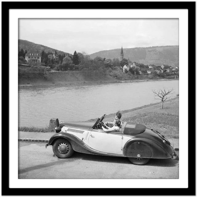 Going to Neckargemuend by Car Near Heidelberg, Germany 1936, Printed 2021 For Sale - Image 4 of 5