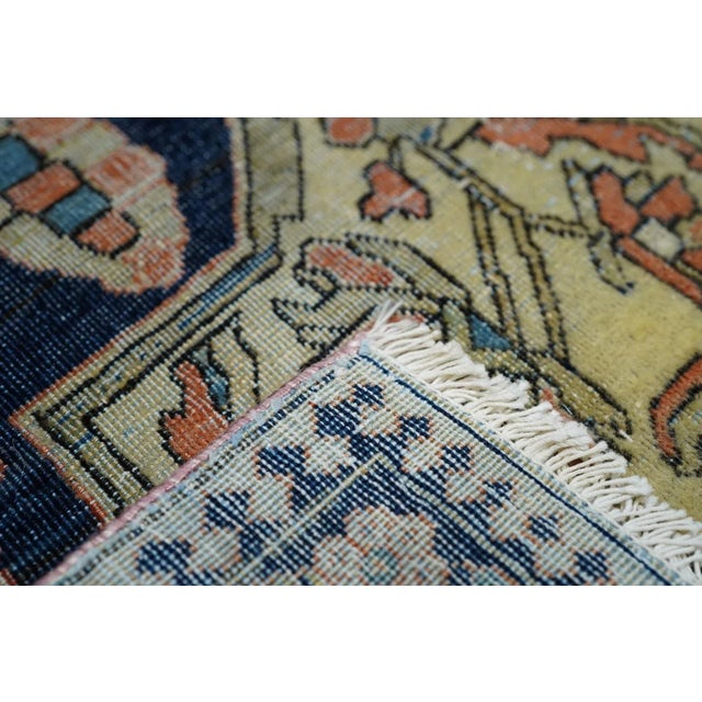 Antique Mohtasham Kashan Rug 3'11'' x 6'7'' For Sale - Image 4 of 12