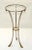Maison Jansen French Neoclassical Steel & Bronze Hoof Feet Pedestal Drink Table For Sale In Miami - Image 6 of 13
