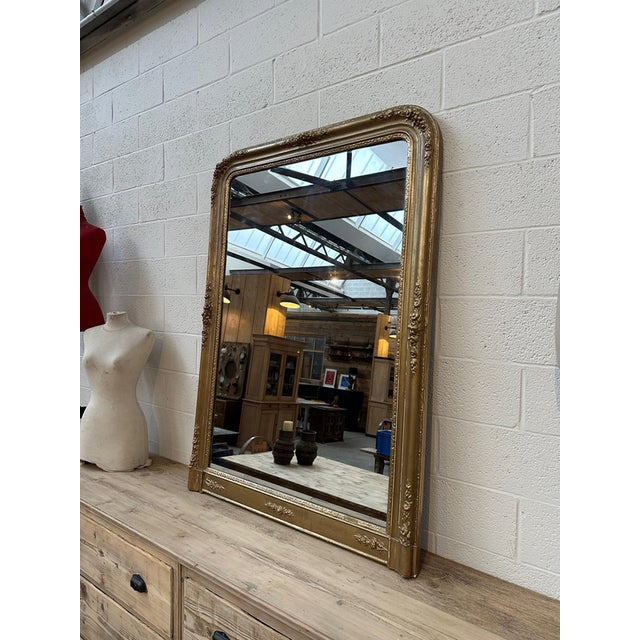 Large Louis Philippe Mirror For Sale - Image 3 of 11