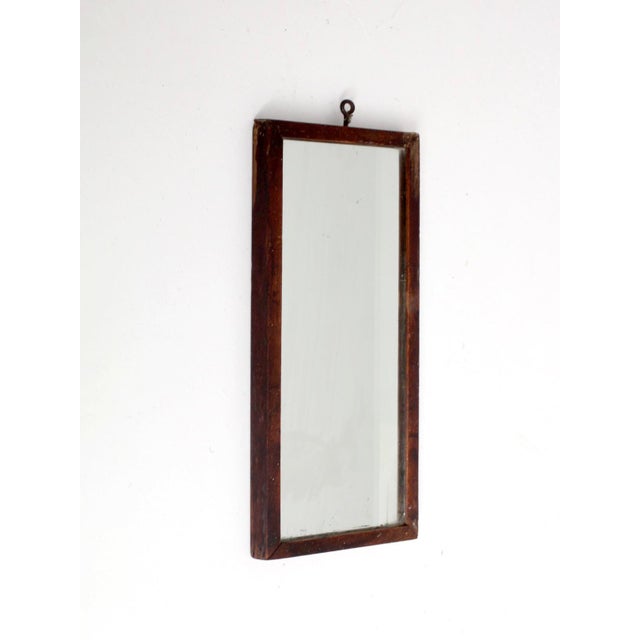 Farmhouse Antique Primitive Double Reflection Mirror For Sale - Image 3 of 12