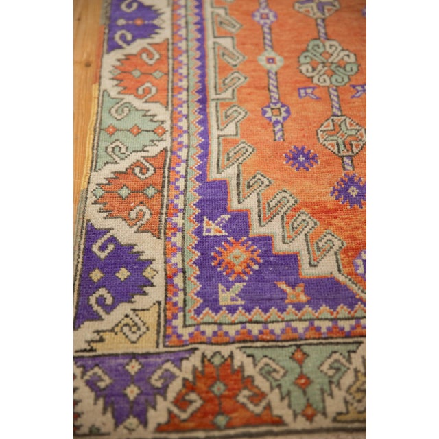 Textile Vintage Distressed Oushak Rug - 2'5" x 3'11" For Sale - Image 7 of 9