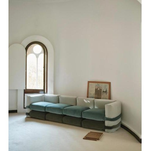 Maharam Cushion Sofa Central Module by Muller Van Severen for BD Barcelona For Sale - Image 11 of 17