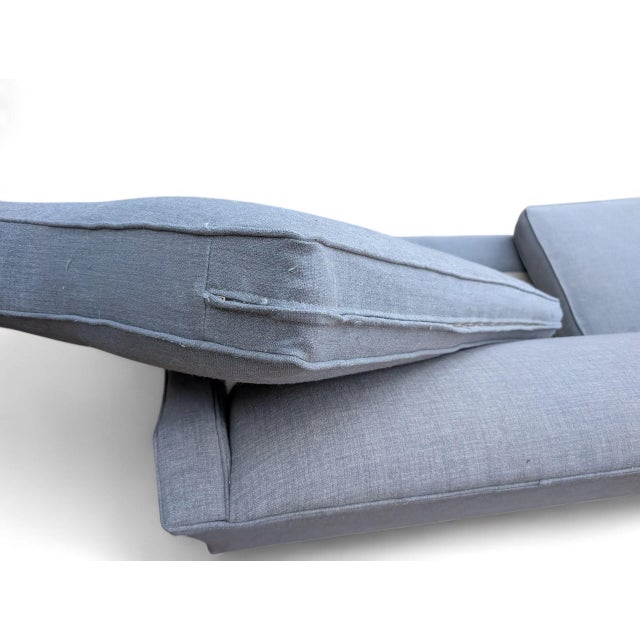 Modern Room& Board Grey Loring Three Seater Couch / Sofa - Performance Fabric For Sale - Image 3 of 5