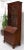 Tall Narrow English Turn of Century Mahogany Georgian Secretary Beveled Glass For Sale - Image 12 of 13