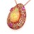 Natural Fine Quality Ethiopian Pear Cabochon Opal and Sapphire Necklace 14k Gold 17" 11.5 TCW GIA Certified and GAL...