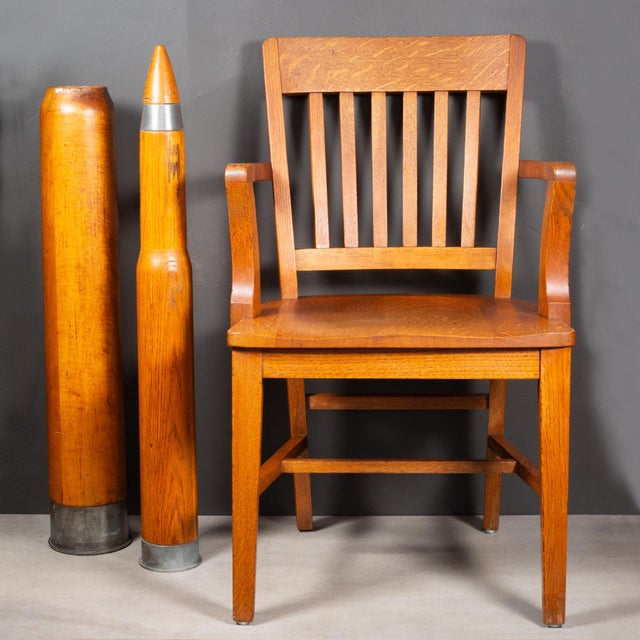 ABOUT A pair of heavy U.S. Navy Oak and steel dummy cartridges used as training rounds. Title and date of "1944" stamped...