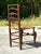 Wood Vintage Boho 19th Century Ladderback Chair For Sale - Image 7 of 12
