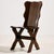 Brutalist Oak Dining Table and Chairs, 1970s, Set of 7 For Sale - Image 12 of 18