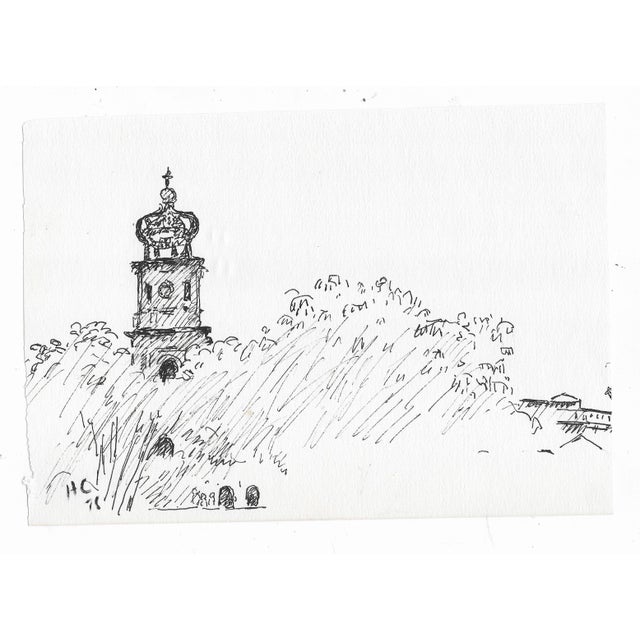 From the estate of Hayward Cirker (1917-2000) founder of Dover Publications. Cirker sketched frequently during his travels...