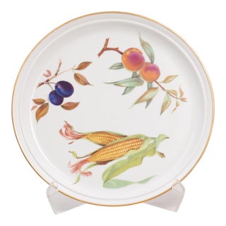 Royal Worcester EveshamFine Porcelain Charger Platter Display 13" Plate England 1961 For Sale