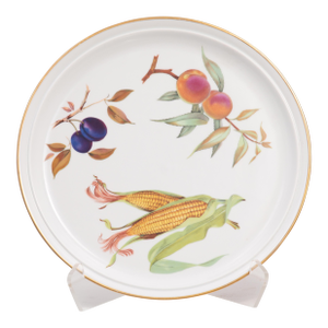 Royal Worcester EveshamFine Porcelain Charger Platter Display 13" Plate England 1961