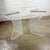 Vintage Modern to Hollywood Regency or Art Deco Dining Table Lucite Sculptural Base Oval Glass Top For Sale - Image 14 of 18
