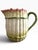 Italian Vintage Italian Hand-Painted Asparagus Majolica Pitcher or Carafe For Sale - Image 3 of 6