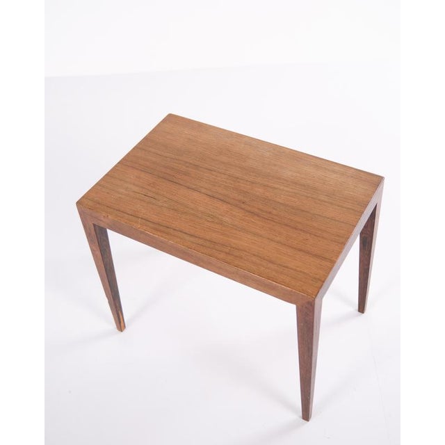 1960s Model 41B Side Table in Rosewood by Severin Hansen for Haslev Furniture, 1960s For Sale - Image 5 of 13
