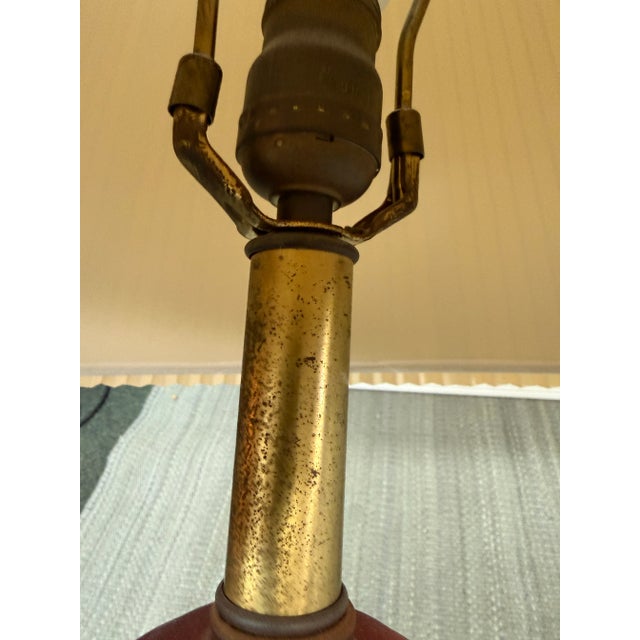 Vintage Chinoiserie Hand Painted Table Lamp For Sale In San Francisco - Image 6 of 12