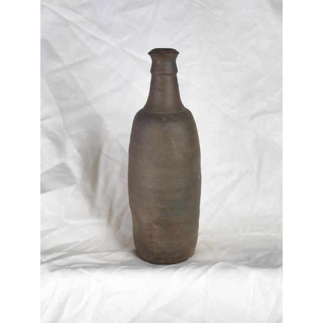 19th Century French Ger Norman Stoneware Bottle in Brown Type 2 For Sale - Image 12 of 12