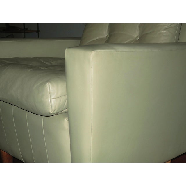 Mid-Century Leather Lounge Chair, 1950s For Sale - Image 4 of 8