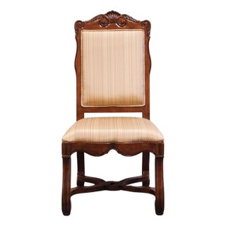 Hekman Furniture Cherry Louis XV French Provincial Contemporary Style Dining Side Chair 7-2224 For Sale