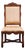 Hekman Furniture Cherry Louis XV French Provincial Contemporary Style Dining Side Chair 7-2224 For Sale