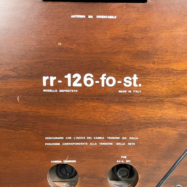 Italian Radiophonograph and Record Player by Achille and Pier Giacomo Castiglioni for Brionvega, 1960s For Sale - Image 16 of 18