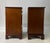 Chippendale Vintage Chippendale Style Mahogany Open Cubby Nightstands - A Pair For Sale - Image 3 of 16