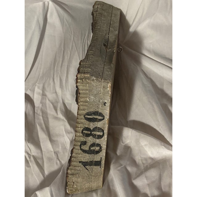 French Authorities and Extremely Rare 1680 Wood Fabric Stamp. For Sale - Image 4 of 9