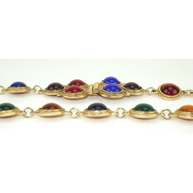 Accessocraft Nyc Bejeweled Chain Belt, 1980's For Sale In Atlanta - Image 6 of 13