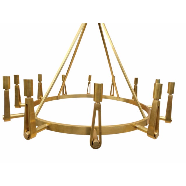 Contemporary Alpha Chandelier by Thomas O'Brien for Visual Comfort & Co. For Sale - Image 3 of 10