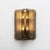 Curved Grey Ribbed Murano Glass and Brass Wall Sconces, 2000, Set of 2 For Sale - Image 4 of 9