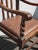 Vintage French Country Brown Oak Barley Twist Arm Chair For Sale - Image 9 of 16