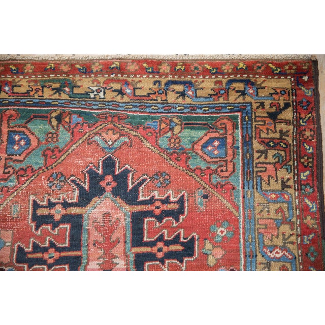 Antique Heriz Rug Runner - 3'4