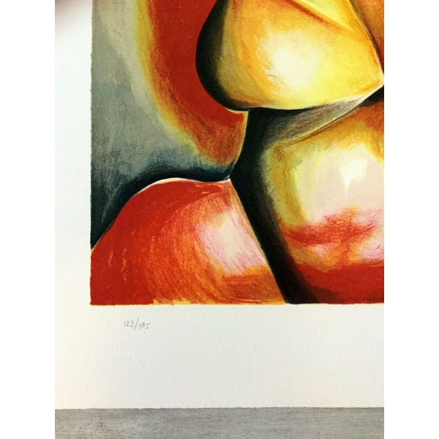 For your consideration is an mesmerizing, unframed, hand signed lithograph by former child prodigy artist Alexandra...