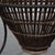 Brown 1950s Franco Albini Fish Basket Rattan & Iron Side Table For Sale - Image 8 of 9