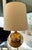 Large Table Lamp in Glazed Gold Ceramic by Aldo Londi for Bitossi, Italy For Sale - Image 5 of 6