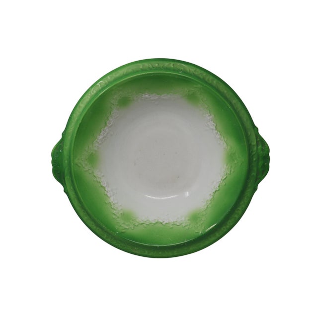Antique w.h. Grindley Patented Apple-Green Ewer & Basin Set For Sale - Image 16 of 18