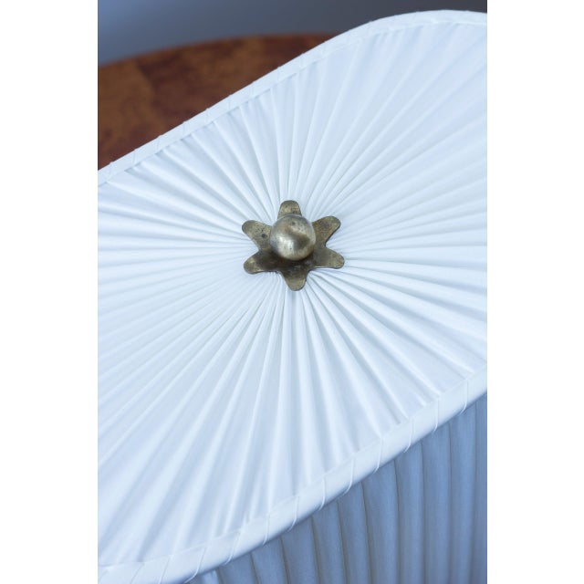 Swedish Marble and Brass Table Lamp, 1940s For Sale - Image 4 of 14