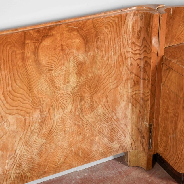Art Deco Headboard and Bedside Tables, Set of 2 For Sale - Image 8 of 18