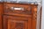 Brown Antique French Art Deco Marble Top Sideboard Buffet Cabinet | Carved Solid Wood Bar Cabinet | Circa 1920s For Sale - Image 8 of 18