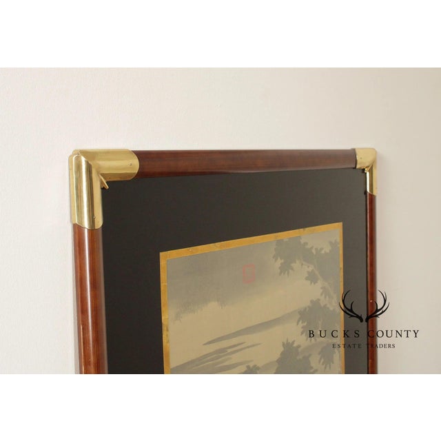 Asian Mid 20th Century Framed Asian Figural Print After “Refusing The Seat” For Sale - Image 3 of 16
