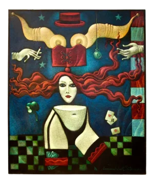Mid 20th Century Janet and Emmanuel Snitkovsky Painting