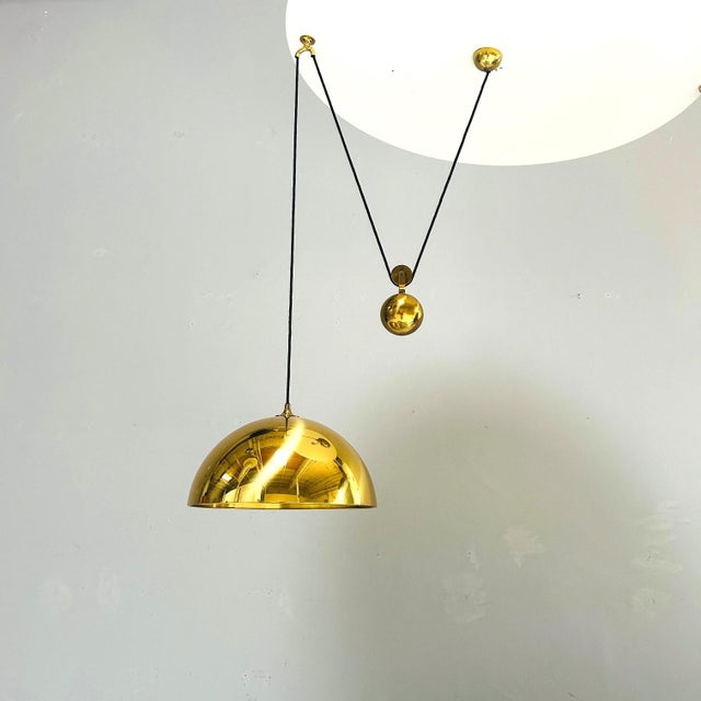 Pendant Lamp with Side Pull from Florian Schulz, 1980s For Sale - Image 9 of 9