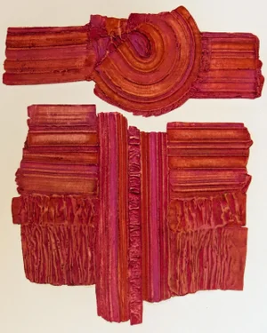 Abstract Etching by Janet Jones, Ceremonial Landscape