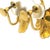 Metal Vintage 14k Gold Diamond Leaf Earrings, American Mid-Century Screw Back Clips, A Pair For Sale - Image 7 of 12
