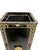 Vintage Chinoiserie Black Lacquer and Soap Stone Maiden Umbrella Stand For Sale - Image 10 of 18